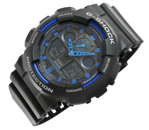 CASIO Zegarek Męski CASIO G-SHOCK GA-100-1A2ER + BOX CASIO Zegarek Męski CASIO G-SHOCK GA-100-1A2ER + BOX