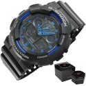 CASIO Zegarek Męski CASIO G-SHOCK GA-100-1A2ER + BOX
