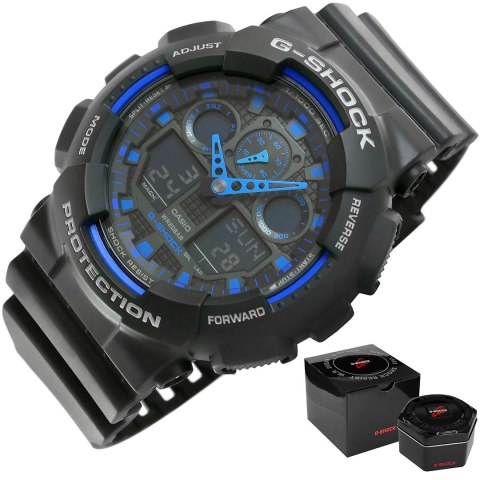 CASIO Zegarek Męski CASIO G-SHOCK GA-100-1A2ER + BOX CASIO Zegarek Męski CASIO G-SHOCK GA-100-1A2ER + BOX