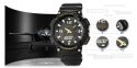 CASIO Zegarek Męski CASIO SOLAR AQ-S810W-1BVDF