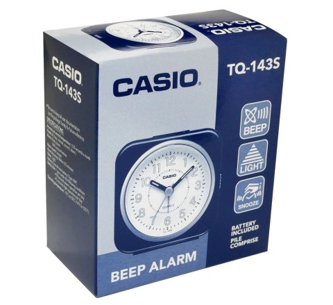 CASIO Budzik CASIO TQ-143S-1EF CASIO Budzik CASIO TQ-143S-1EF