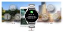 Giewont Smartwatch Giewont Vertex SmartCall GW450-6 Silver/Brown Leather
