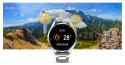 Giewont Smartwatch Giewont Vertex SmartCall GW450-6 Silver/Brown Leather