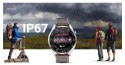 Giewont Smartwatch Giewont Vertex SmartCall GW450-6 Silver/Brown Leather