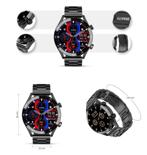 Gravity Smartwatch Męski Gravity GT4-2 Gravity Smartwatch Męski Gravity GT4-2