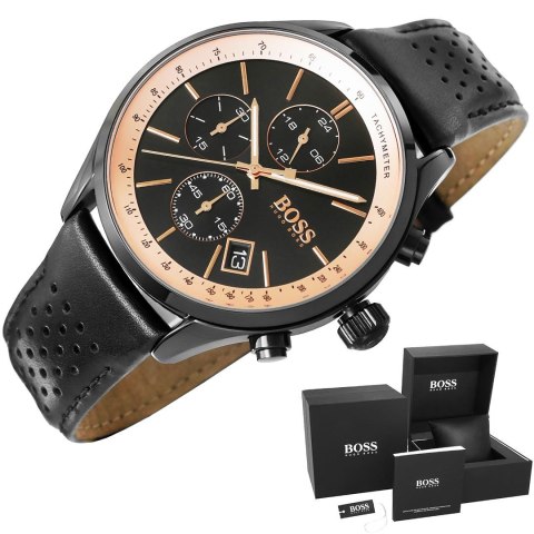 Hugo Boss Zegarek Męski Hugo Boss Grand Prix 1513550 + BOX Hugo Boss Zegarek Męski Hugo Boss Grand Prix 1513550 + BOX