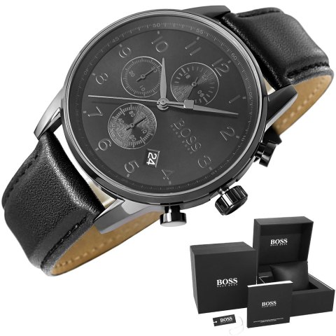 Hugo Boss Zegarek Męski Hugo Boss Navigator 1513497 + BOX Hugo Boss Zegarek Męski Hugo Boss Navigator 1513497 + BOX