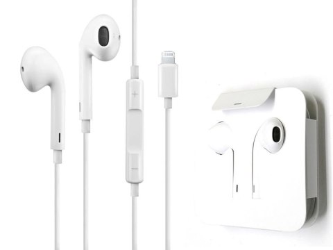 Apple Słuchawki Apple EarPods MMTN2ZM/A ze złączem Lightning białe Apple Słuchawki Apple EarPods MMTN2ZM/A ze złączem Lightning białe