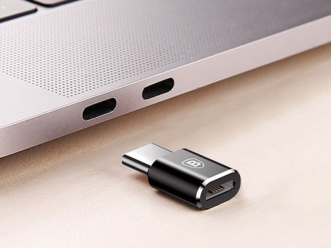 Baseus Adapter Baseus Micro USB do USB-C Typ C przejściówka Baseus Adapter Baseus Micro USB do USB-C Typ C przejściówka