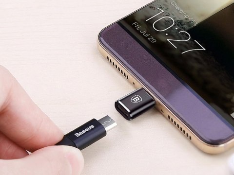 Baseus Adapter Baseus Micro USB do USB-C Typ C przejściówka Baseus Adapter Baseus Micro USB do USB-C Typ C przejściówka