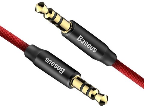 Baseus Baseus Yiven M30 kabel audio mini Jack 3.5mm 1m czerwony Baseus Baseus Yiven M30 kabel audio mini Jack 3.5mm 1m czerwony