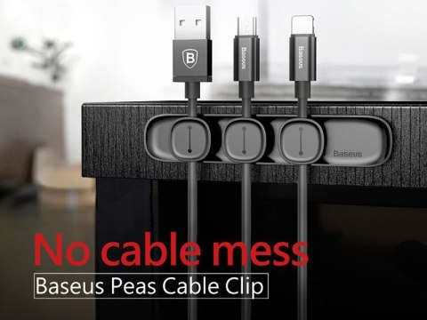 Baseus Baseus magnetyczny organizer do kabli Peas Cable Clip Baseus Baseus magnetyczny organizer do kabli Peas Cable Clip