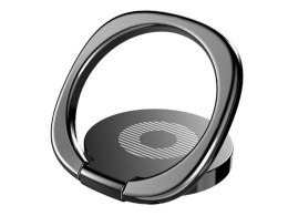 Baseus Baseus ring uchwyt na telefon metalowy Desktop Bracket czarny