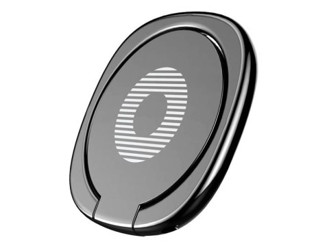 Baseus Baseus ring uchwyt na telefon metalowy Desktop Bracket czarny Baseus Baseus ring uchwyt na telefon metalowy Desktop Bracket czarny