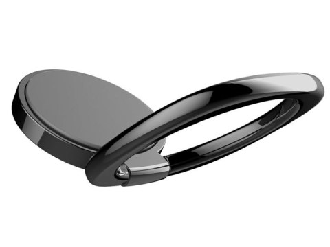 Baseus Baseus ring uchwyt na telefon metalowy Desktop Bracket czarny Baseus Baseus ring uchwyt na telefon metalowy Desktop Bracket czarny