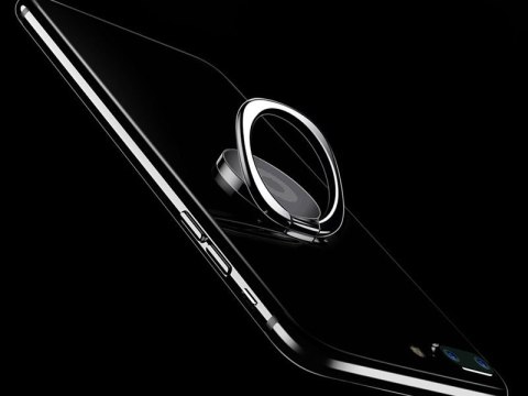 Baseus Baseus ring uchwyt na telefon metalowy Desktop Bracket czarny Baseus Baseus ring uchwyt na telefon metalowy Desktop Bracket czarny