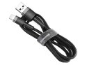 Baseus Kabel 2m Baseus Keviar USB Lightning do iPhone iPad iPod 1.5A Czarny