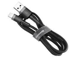Baseus Kabel 2m Baseus Keviar USB Lightning do iPhone iPad iPod 1.5A Czarny