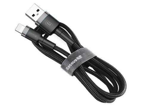 Baseus Kabel 2m Baseus Keviar USB Lightning do iPhone iPad iPod 1.5A Czarny Baseus Kabel 2m Baseus Keviar USB Lightning do iPhone iPad iPod 1.5A Czarny