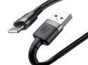 Baseus Kabel 2m Baseus Keviar USB Lightning do iPhone iPad iPod 1.5A Czarny