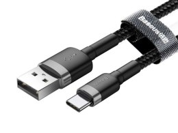 Baseus Kabel 50 cm Baseus Cafule USB-C 3A grey black