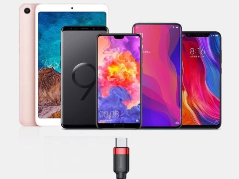 Baseus Kabel 50 cm Baseus Cafule USB-C 3A red black Baseus Kabel 50 cm Baseus Cafule USB-C 3A red black