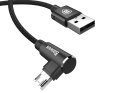 Baseus Kabel Baseus MVP Elbow kątowy dwustronny micro USB 2m Black