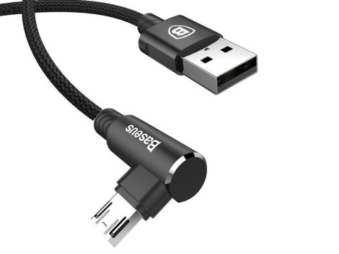 Baseus Kabel Baseus MVP Elbow kątowy dwustronny micro USB 2m Black Baseus Kabel Baseus MVP Elbow kątowy dwustronny micro USB 2m Black