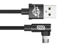 Baseus Kabel Baseus MVP Elbow kątowy dwustronny micro USB 2m Black