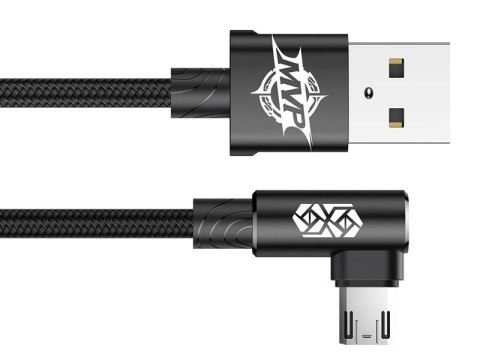 Baseus Kabel Baseus MVP Elbow kątowy dwustronny micro USB 2m Black Baseus Kabel Baseus MVP Elbow kątowy dwustronny micro USB 2m Black