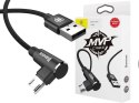 Baseus Kabel Baseus MVP Elbow kątowy dwustronny micro USB 2m Black