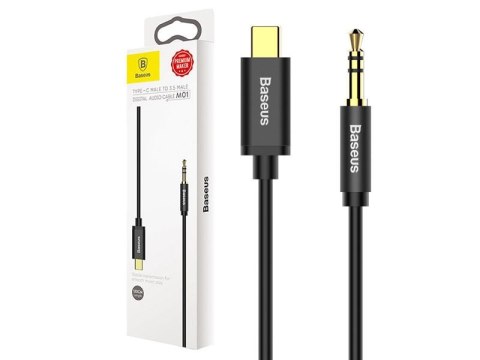 Baseus Kabel Baseus usb-c Typ C Jack 3.5 Audio 120 cm M01 czarny Baseus Kabel Baseus usb-c Typ C Jack 3.5 Audio 120 cm M01 czarny