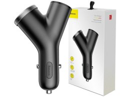 Baseus Ładowarka samochodowa Baseus Y 3.4A 2x USB +port zapalniczki