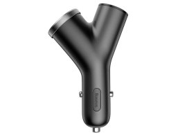 Baseus Ładowarka samochodowa Baseus Y 3.4A 2x USB +port zapalniczki