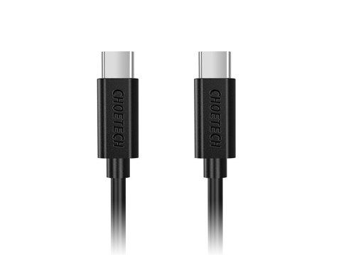 Choetech Kabel Choetech 2x usb-c typ c 3A macbook czarny Choetech Kabel Choetech 2x usb-c typ c 3A macbook czarny