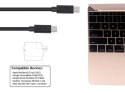 Choetech Kabel Choetech 2x usb-c typ c 3A macbook czarny