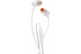 JBL Słuchawki JBL T110 przewodowe z mikrofonem białe