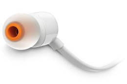 JBL Słuchawki JBL T110 przewodowe z mikrofonem białe
