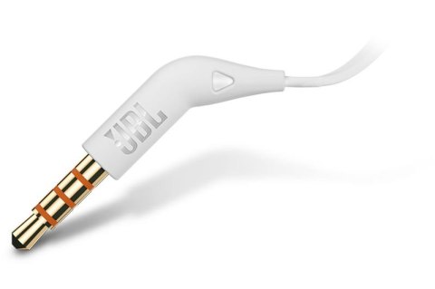 JBL Słuchawki JBL T110 przewodowe z mikrofonem białe JBL Słuchawki JBL T110 przewodowe z mikrofonem białe