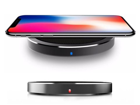 Rock Ładowarka indukcyjna Qi Rock w4 quick charger srebrna Rock Ładowarka indukcyjna Qi Rock w4 quick charger srebrna