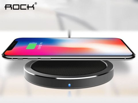 Rock Ładowarka indukcyjna Qi Rock w4 quick charger srebrna Rock Ładowarka indukcyjna Qi Rock w4 quick charger srebrna