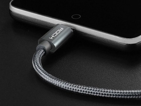 Rock Rock Kabel Micro USB 1m nylonowy Tarnish Rock Rock Kabel Micro USB 1m nylonowy Tarnish