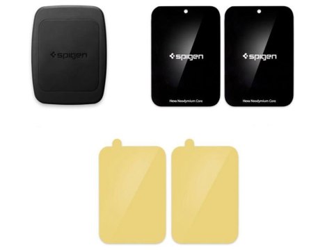 Spigen Uchwyt samochodowy Spigen Kuel H12 magnetyczny na kratkę black Spigen Uchwyt samochodowy Spigen Kuel H12 magnetyczny na kratkę black