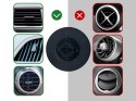 Spigen Uchwyt samochodowy Spigen Kuel H12 magnetyczny na kratkę black