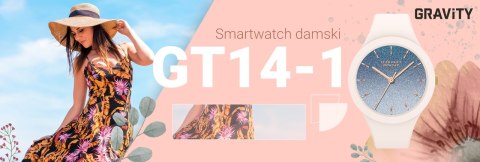 Gravity Smartwatch Damski Gravity GT14-1 Gravity Smartwatch Damski Gravity GT14-1