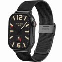 Gravity Smartwatch Gravity GT15-2 Pomarańczowy Pasek Silikonowy + Czarna Bransoleta