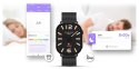 Gravity Smartwatch Gravity GT15-2 Pomarańczowy Pasek Silikonowy + Czarna Bransoleta