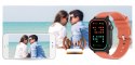 Gravity Smartwatch Gravity GT15-3 Czerwony Pasek Silikonowy + Czarna Bransoleta
