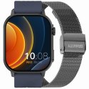 Gravity Smartwatch Gravity GT15-4 Niebieski Pasek Silikonowy + Tytanowa Bransoleta