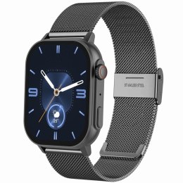 Gravity Smartwatch Gravity GT15-4 Niebieski Pasek Silikonowy + Tytanowa Bransoleta